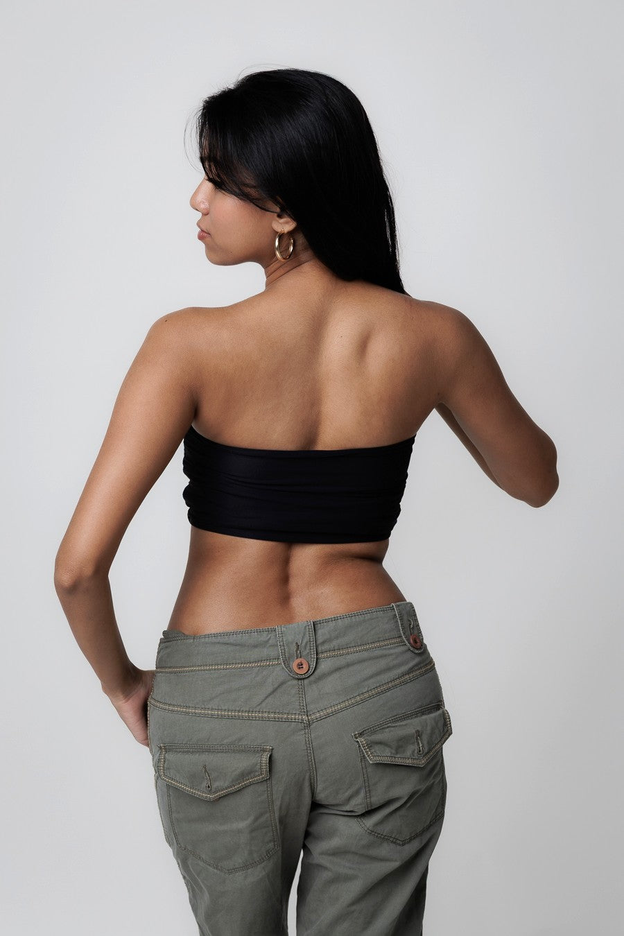 Stretch-Fit Tube Tops - Classic Black