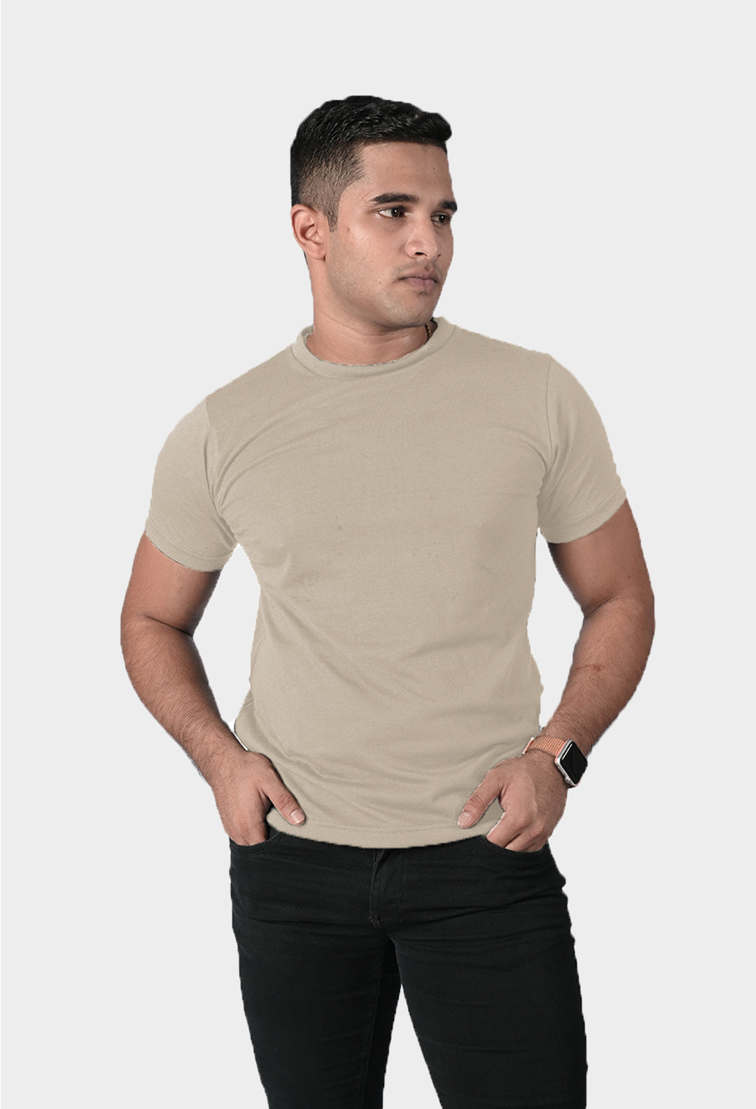 Effortless Men's Tshirt - Light Beige