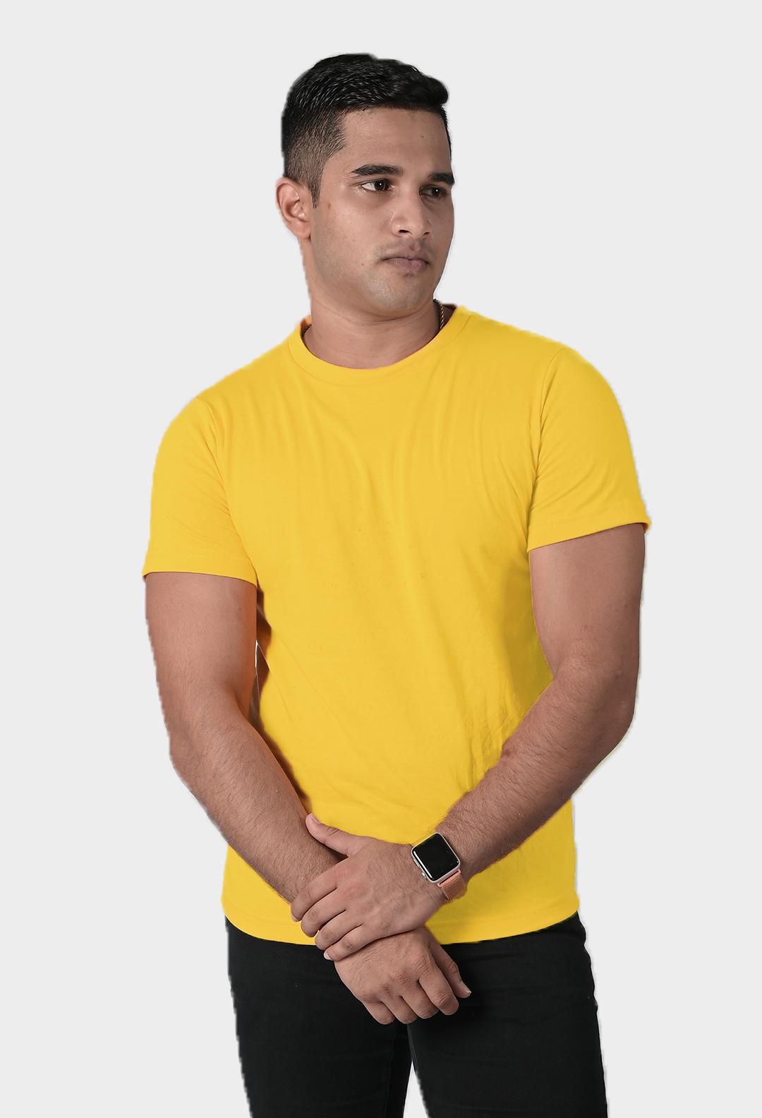 Effortless Men's Tshirt - Custard Yellow