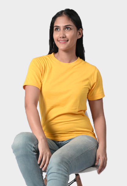 Effortless Women's Tshirt - Custard Yellow