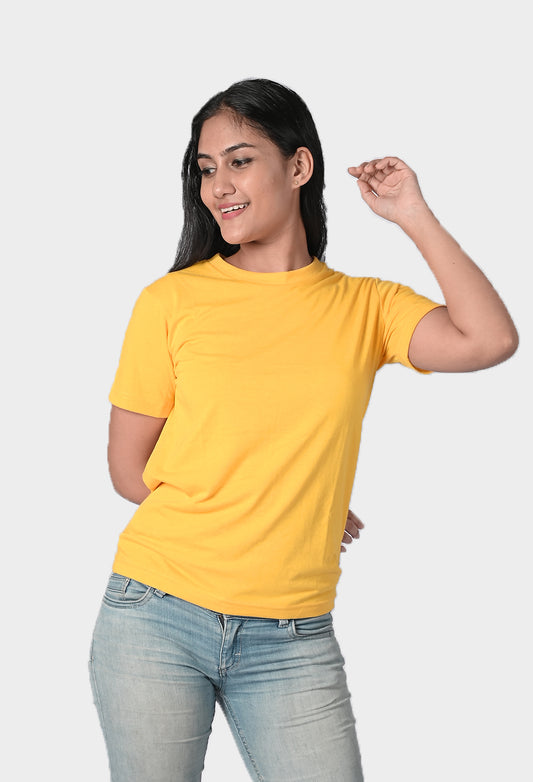 Effortless Women's Tshirt - Custard Yellow