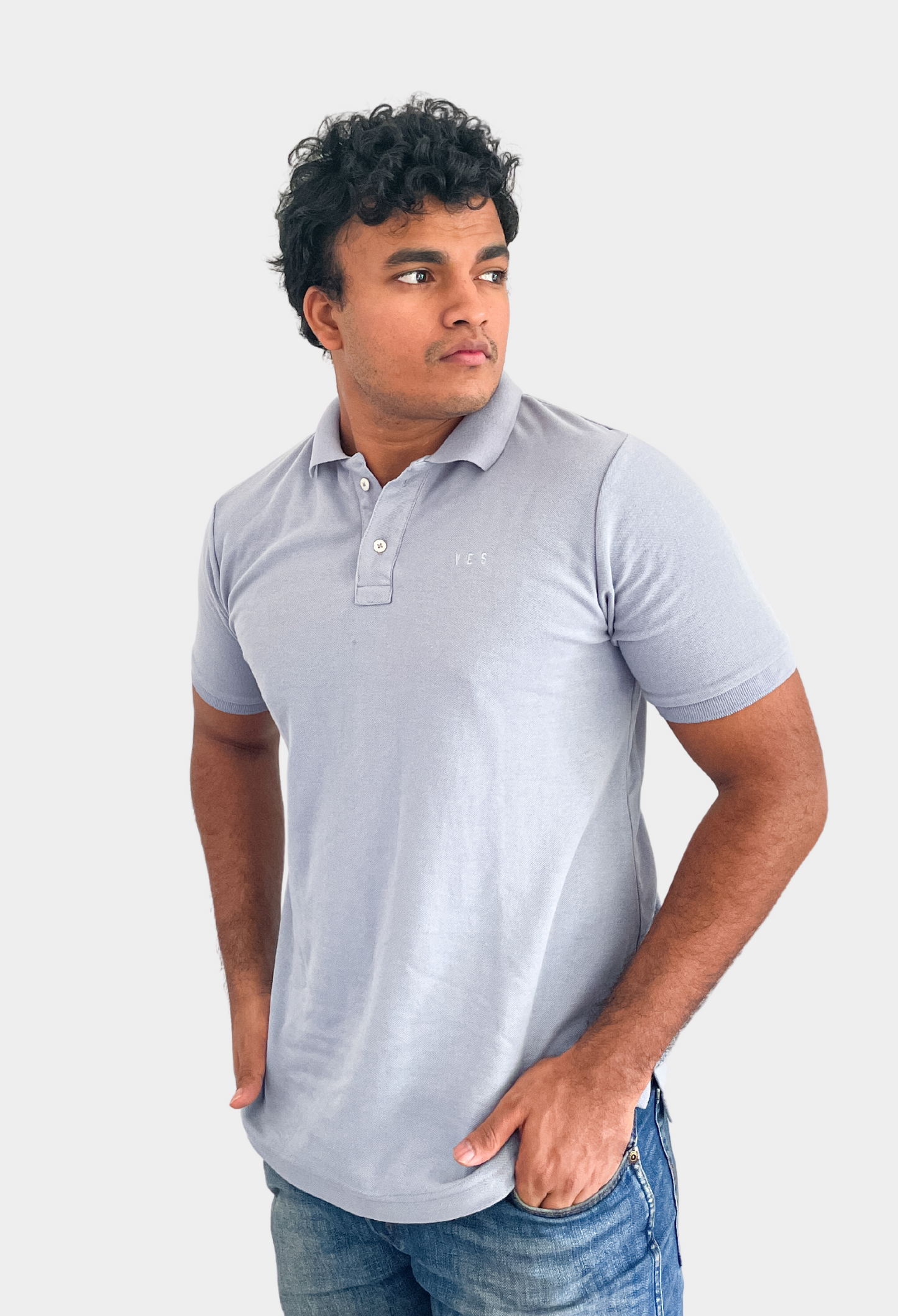 Essential Ves Polo - Sky Blue