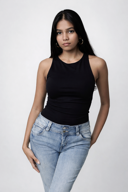 Tank-top Bodysuit - Classic Black