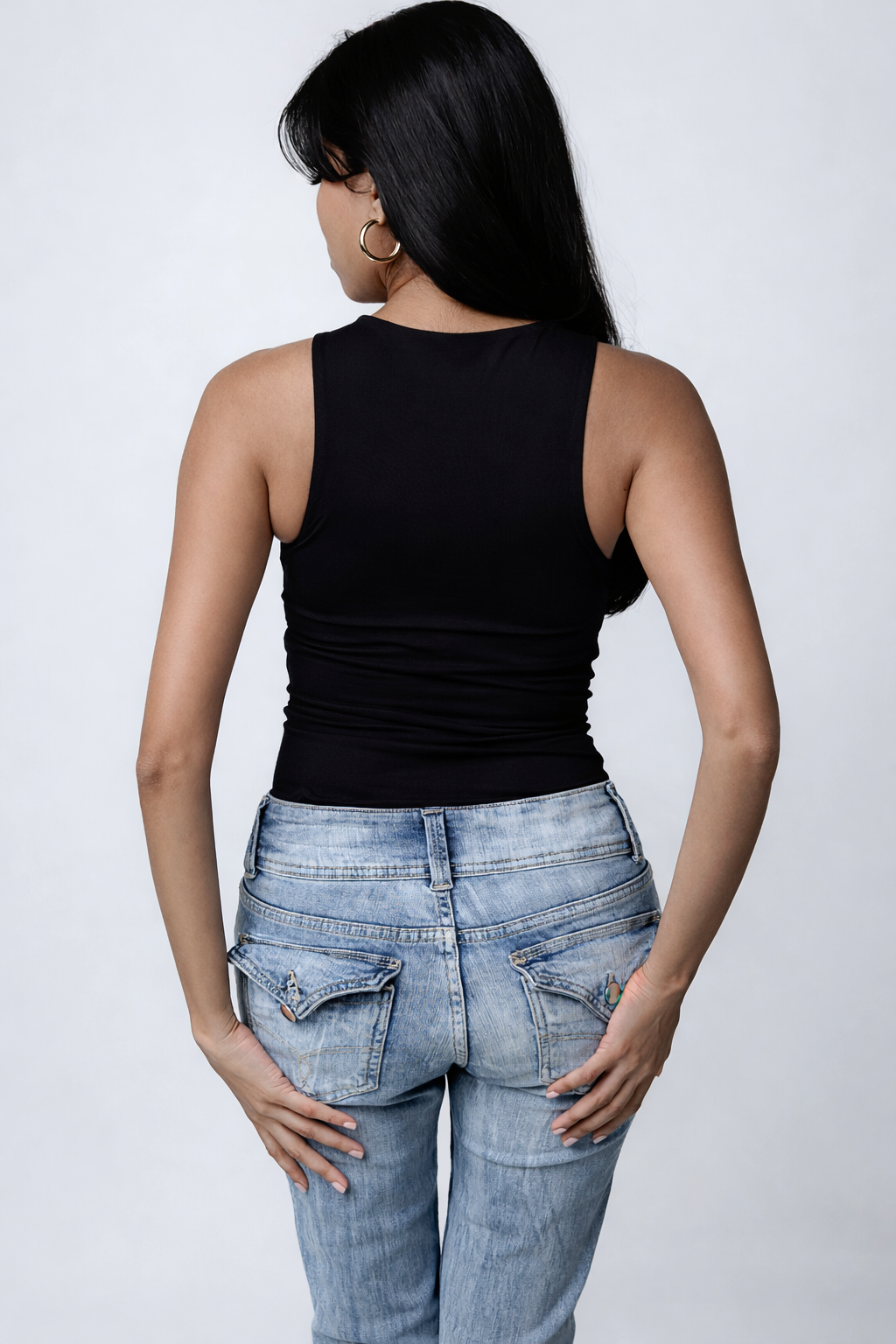 Tank-top Bodysuit - Classic Black